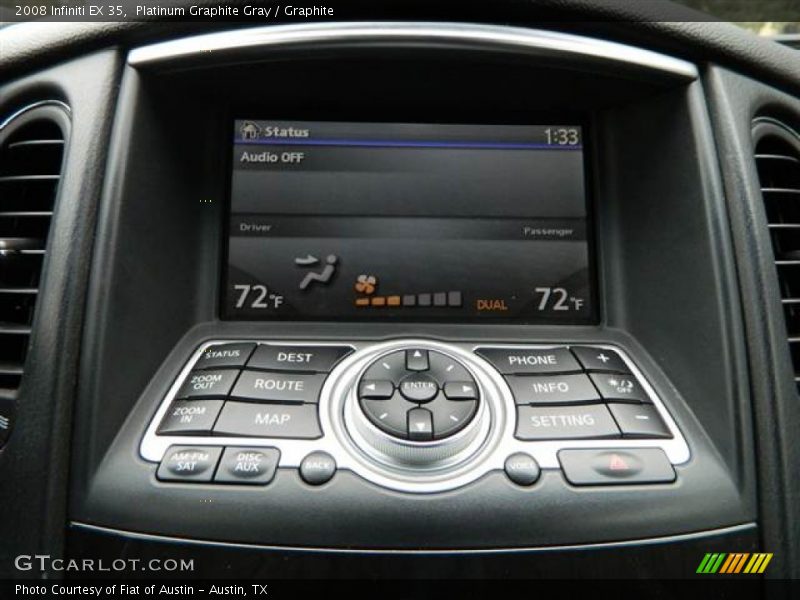 Platinum Graphite Gray / Graphite 2008 Infiniti EX 35