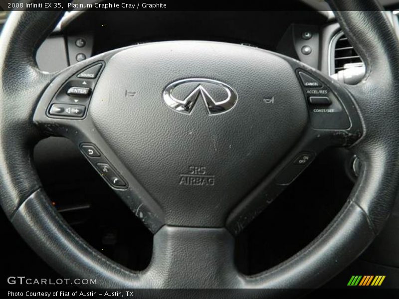 Platinum Graphite Gray / Graphite 2008 Infiniti EX 35