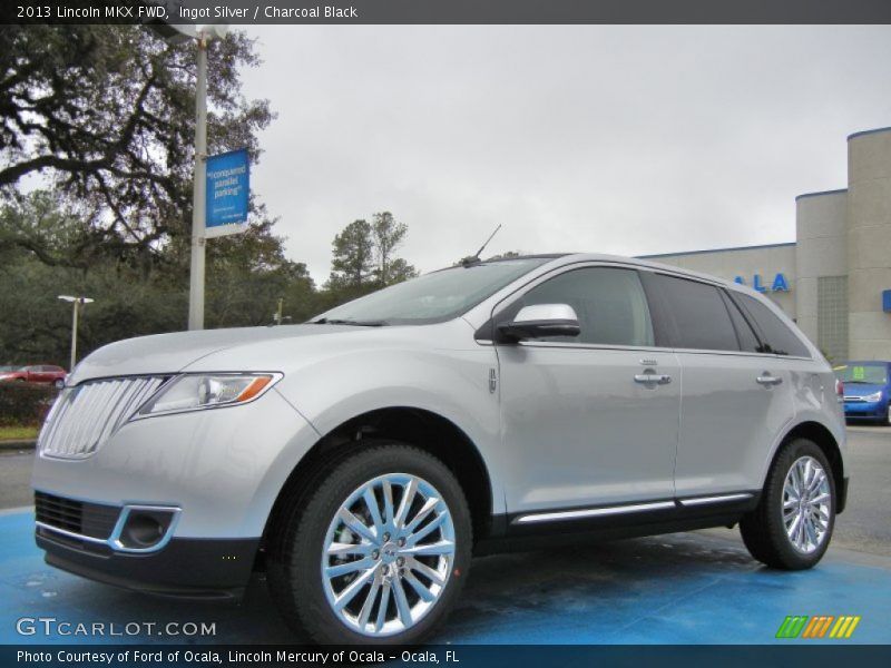 Ingot Silver / Charcoal Black 2013 Lincoln MKX FWD