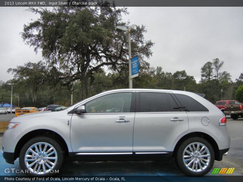 Ingot Silver / Charcoal Black 2013 Lincoln MKX FWD