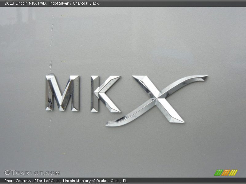 Ingot Silver / Charcoal Black 2013 Lincoln MKX FWD