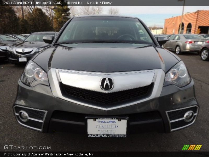 Polished Metal Metallic / Ebony 2011 Acura RDX Technology SH-AWD