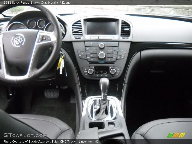 Smoky Gray Metallic / Ebony 2012 Buick Regal