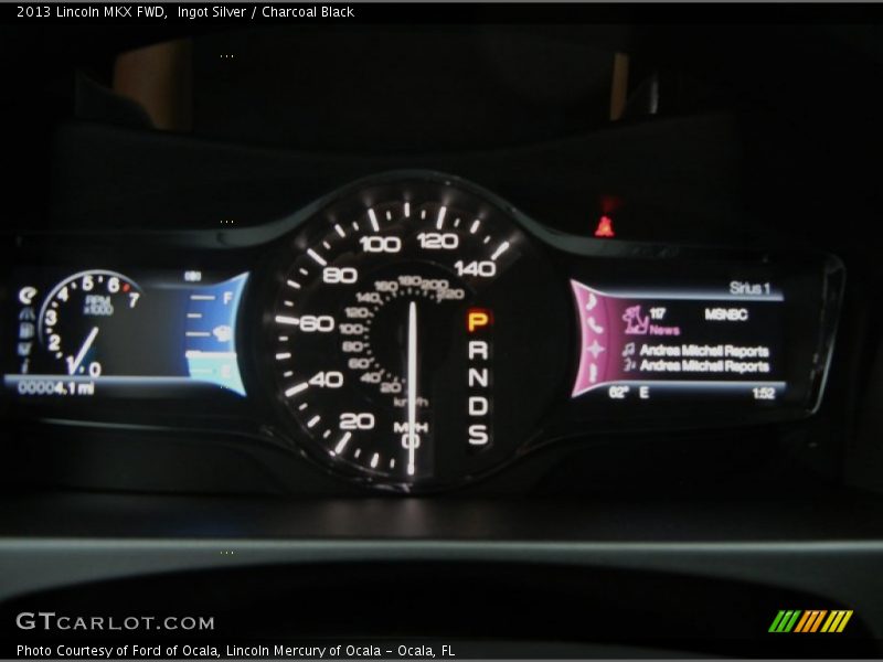 Ingot Silver / Charcoal Black 2013 Lincoln MKX FWD