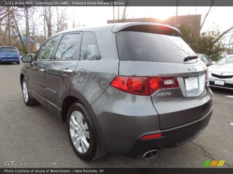 Polished Metal Metallic / Ebony 2011 Acura RDX Technology SH-AWD