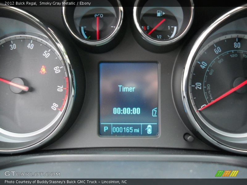 Smoky Gray Metallic / Ebony 2012 Buick Regal