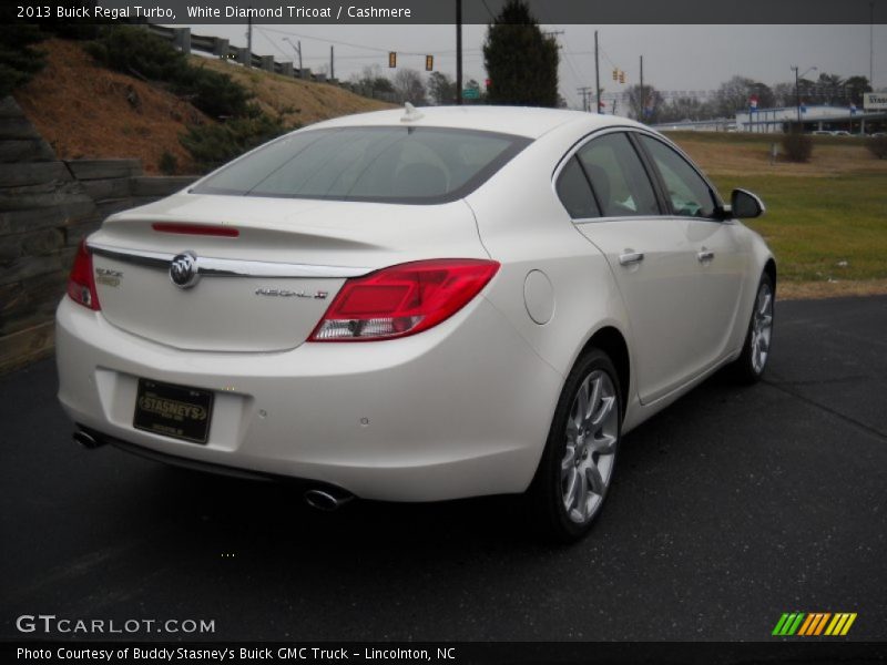 White Diamond Tricoat / Cashmere 2013 Buick Regal Turbo