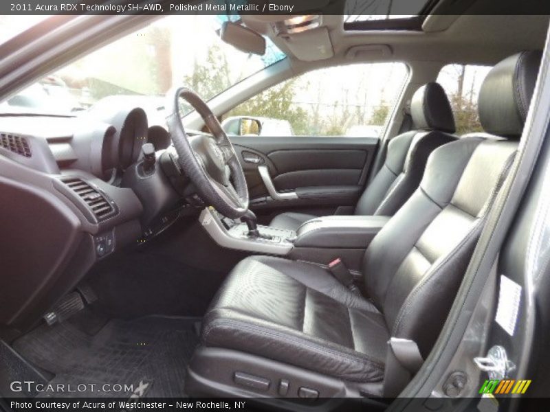 Polished Metal Metallic / Ebony 2011 Acura RDX Technology SH-AWD