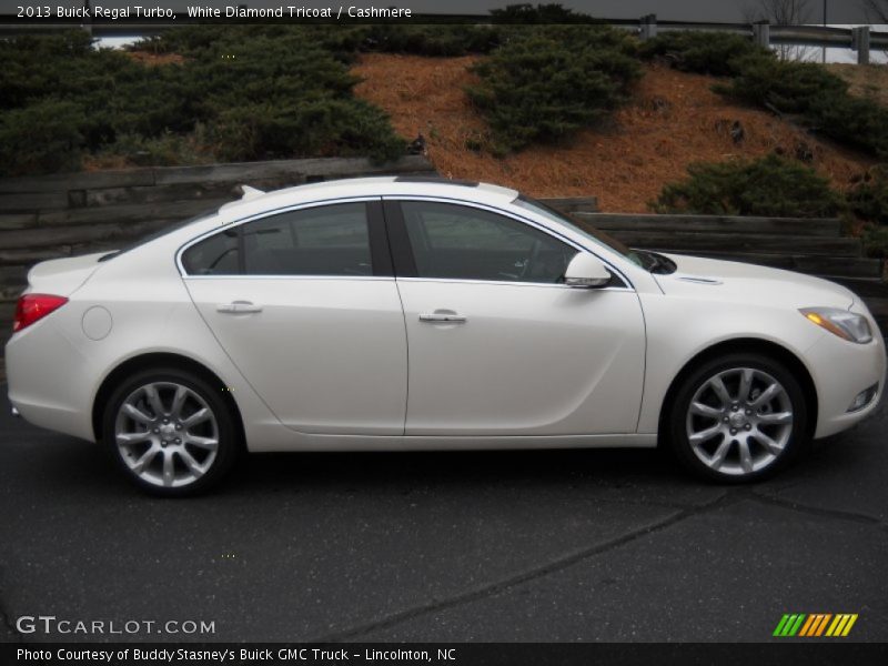White Diamond Tricoat / Cashmere 2013 Buick Regal Turbo