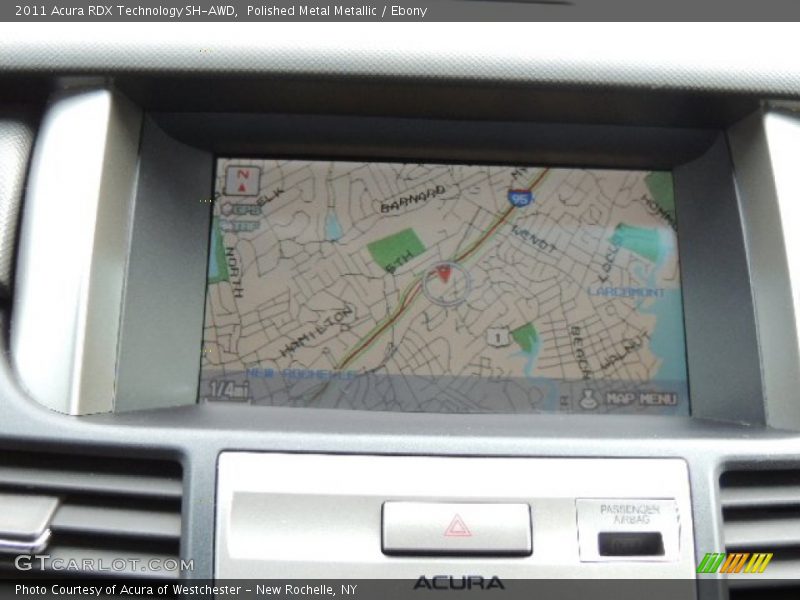 Polished Metal Metallic / Ebony 2011 Acura RDX Technology SH-AWD