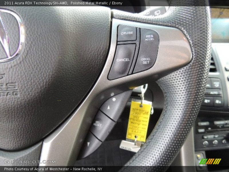 Polished Metal Metallic / Ebony 2011 Acura RDX Technology SH-AWD