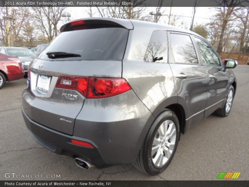 Polished Metal Metallic / Ebony 2011 Acura RDX Technology SH-AWD