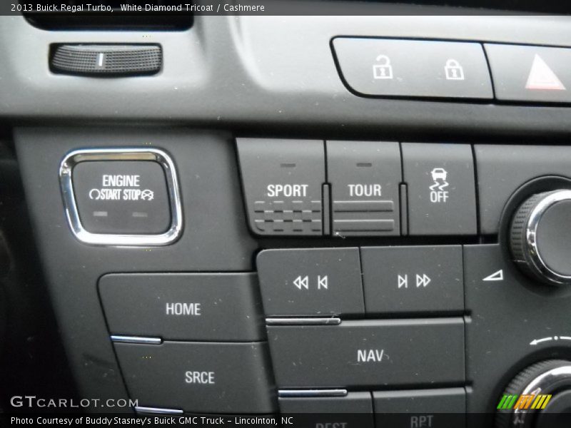 Controls of 2013 Regal Turbo