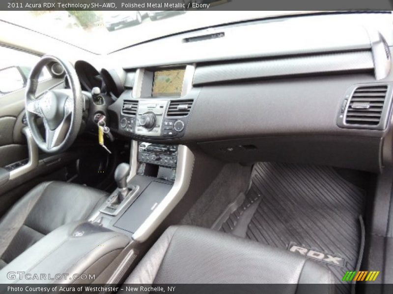 Polished Metal Metallic / Ebony 2011 Acura RDX Technology SH-AWD