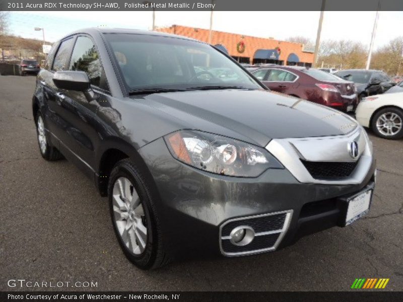 Polished Metal Metallic / Ebony 2011 Acura RDX Technology SH-AWD