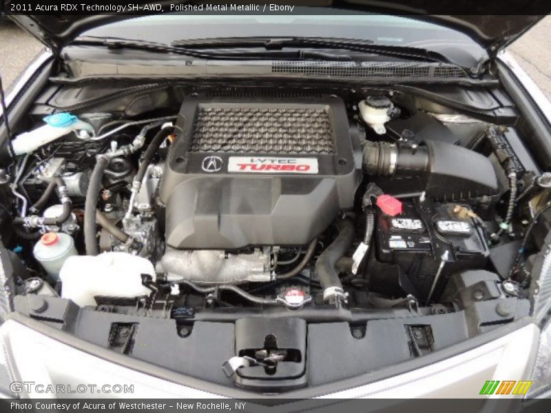 Polished Metal Metallic / Ebony 2011 Acura RDX Technology SH-AWD
