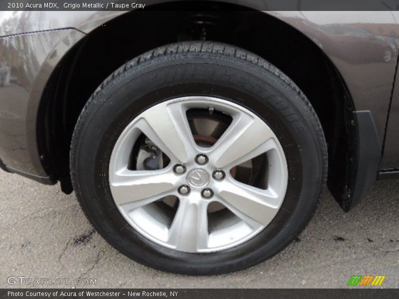 Grigio Metallic / Taupe Gray 2010 Acura MDX