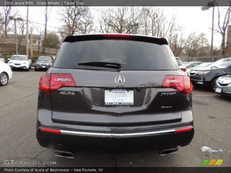 Grigio Metallic / Taupe Gray 2010 Acura MDX