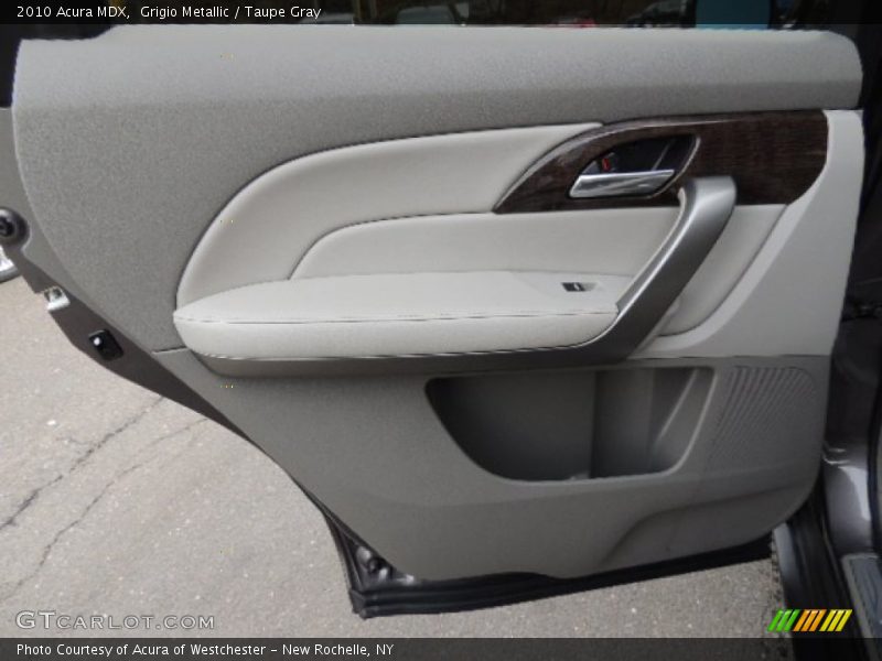 Grigio Metallic / Taupe Gray 2010 Acura MDX