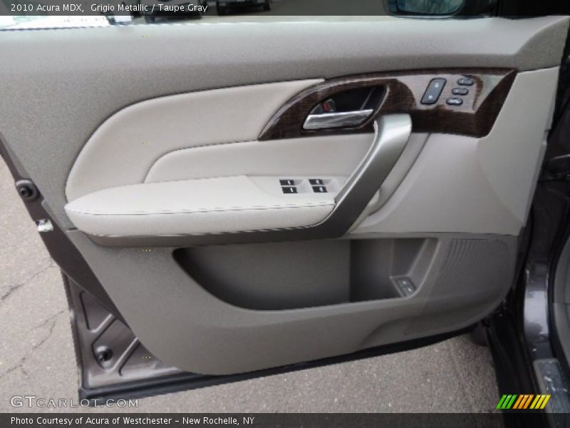 Grigio Metallic / Taupe Gray 2010 Acura MDX