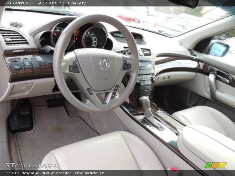 Grigio Metallic / Taupe Gray 2010 Acura MDX