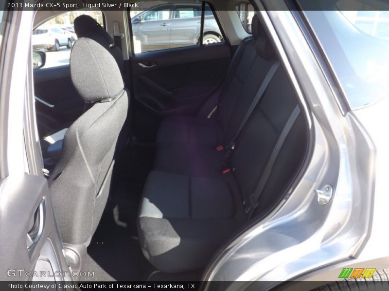 Liquid Silver / Black 2013 Mazda CX-5 Sport