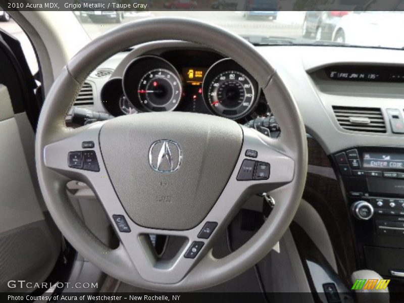Grigio Metallic / Taupe Gray 2010 Acura MDX