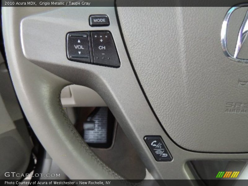 Grigio Metallic / Taupe Gray 2010 Acura MDX