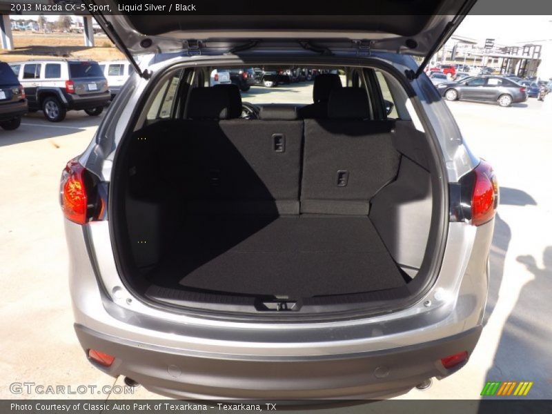Liquid Silver / Black 2013 Mazda CX-5 Sport
