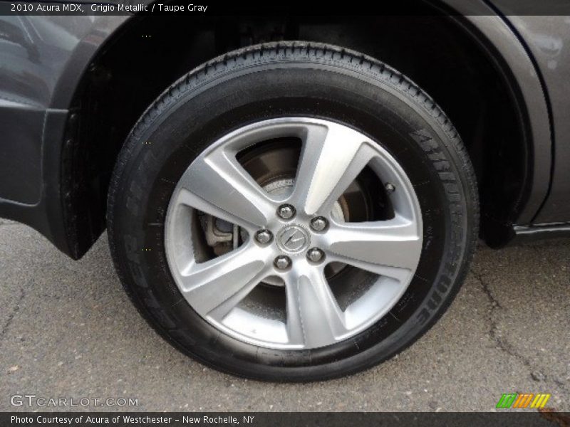 Grigio Metallic / Taupe Gray 2010 Acura MDX