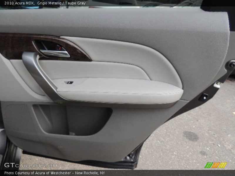 Grigio Metallic / Taupe Gray 2010 Acura MDX