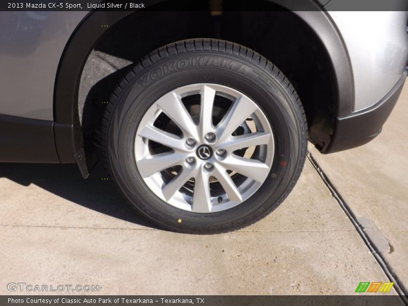 Liquid Silver / Black 2013 Mazda CX-5 Sport