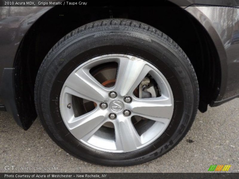 Grigio Metallic / Taupe Gray 2010 Acura MDX