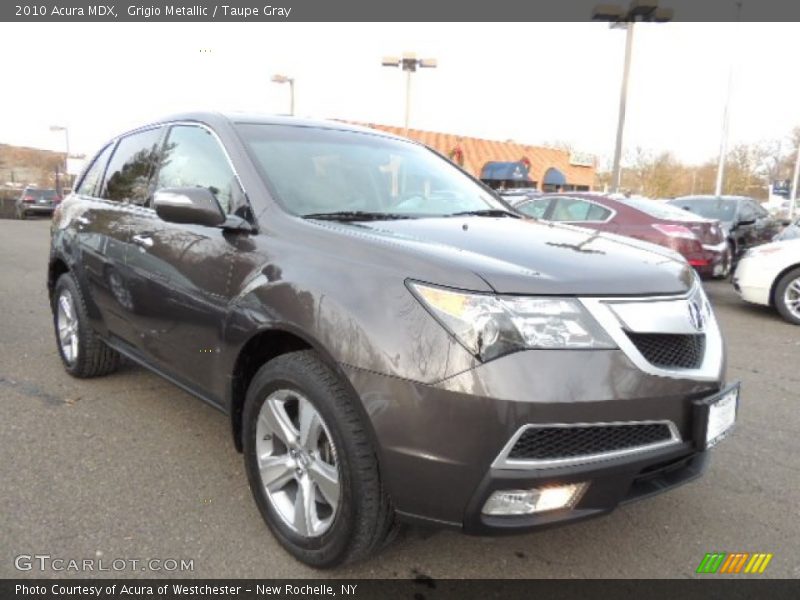 Grigio Metallic / Taupe Gray 2010 Acura MDX