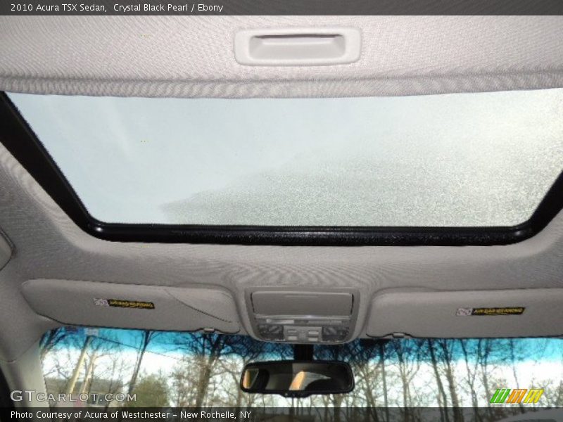 Crystal Black Pearl / Ebony 2010 Acura TSX Sedan