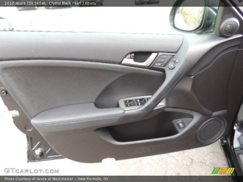 Crystal Black Pearl / Ebony 2010 Acura TSX Sedan