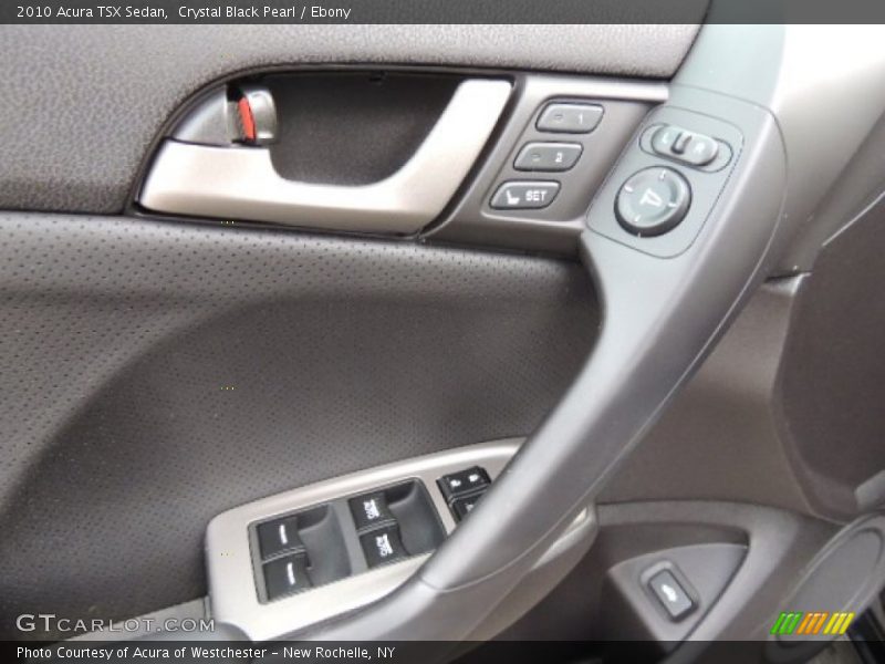 Crystal Black Pearl / Ebony 2010 Acura TSX Sedan