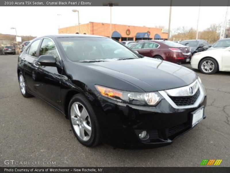 Crystal Black Pearl / Ebony 2010 Acura TSX Sedan