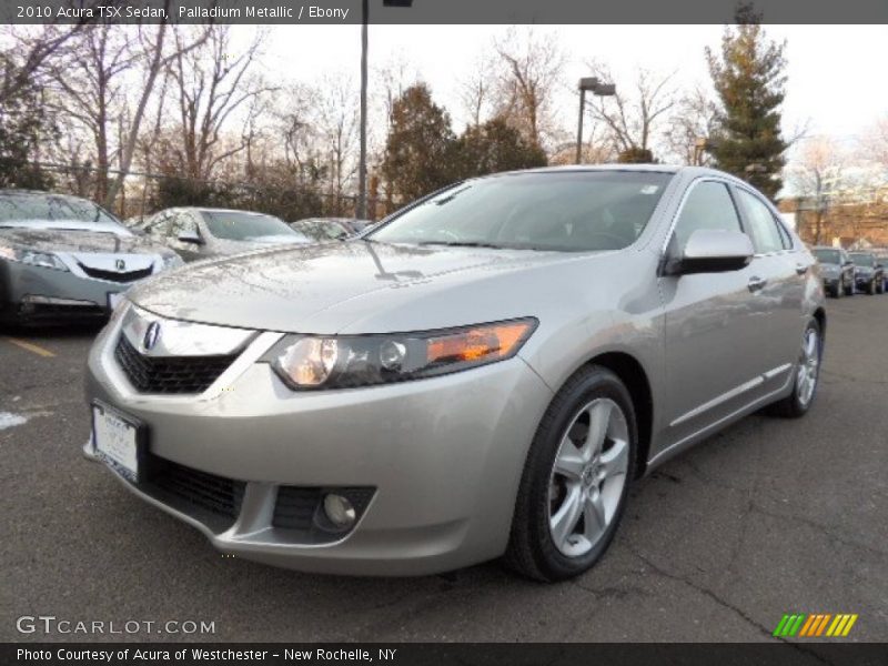 Palladium Metallic / Ebony 2010 Acura TSX Sedan