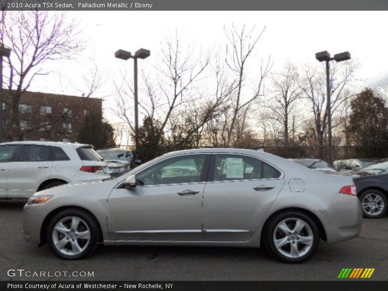 Palladium Metallic / Ebony 2010 Acura TSX Sedan