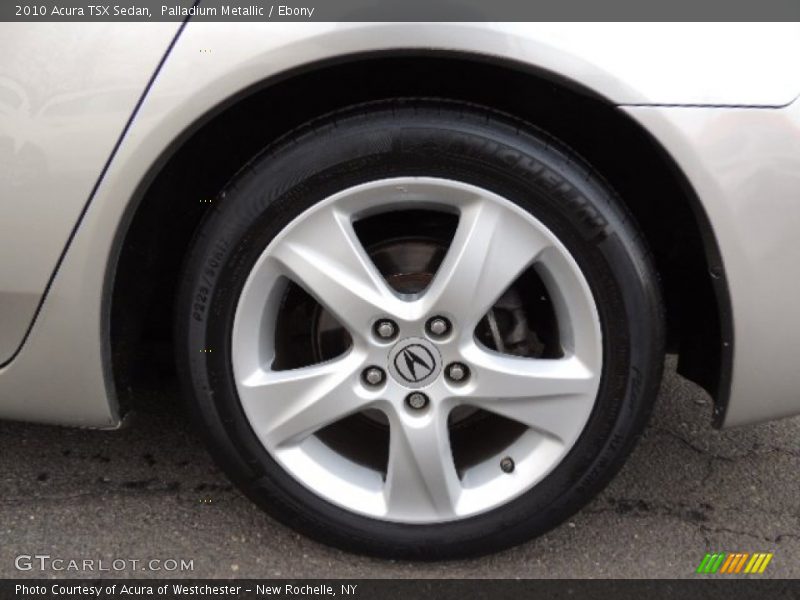 Palladium Metallic / Ebony 2010 Acura TSX Sedan