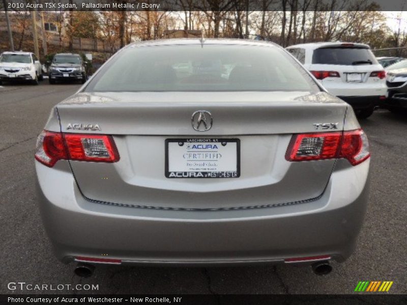 Palladium Metallic / Ebony 2010 Acura TSX Sedan