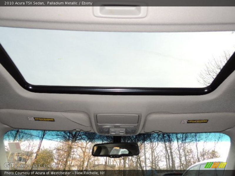 Palladium Metallic / Ebony 2010 Acura TSX Sedan