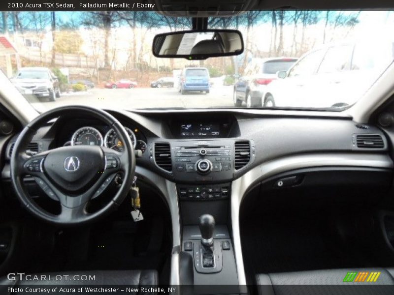 Palladium Metallic / Ebony 2010 Acura TSX Sedan
