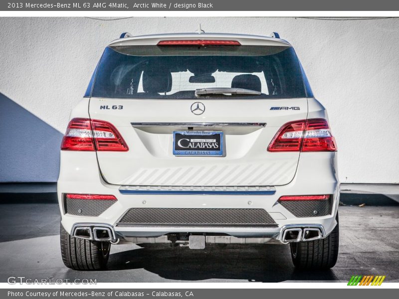 Arctic White / designo Black 2013 Mercedes-Benz ML 63 AMG 4Matic