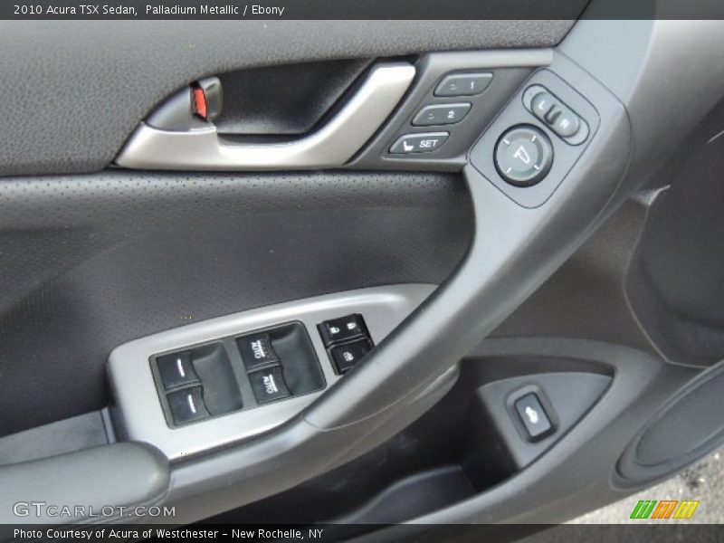 Palladium Metallic / Ebony 2010 Acura TSX Sedan