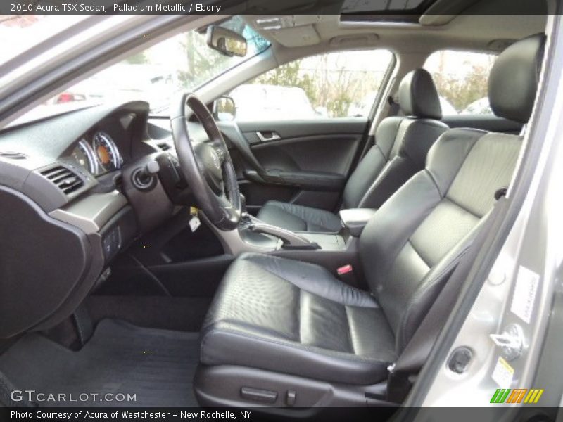 Palladium Metallic / Ebony 2010 Acura TSX Sedan