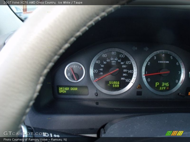 Ice White / Taupe 2007 Volvo XC70 AWD Cross Country