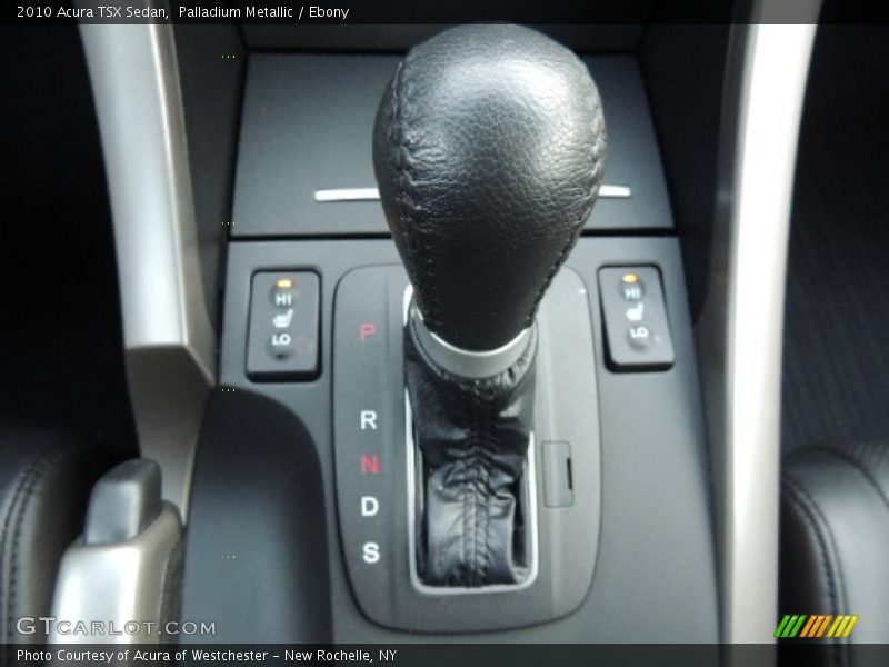 Palladium Metallic / Ebony 2010 Acura TSX Sedan