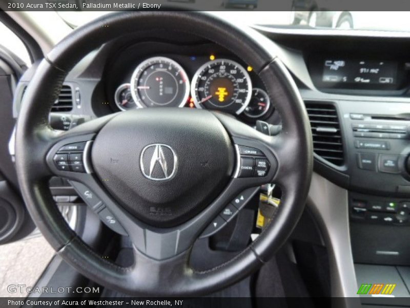 Palladium Metallic / Ebony 2010 Acura TSX Sedan